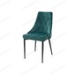 Стул NEPAL BLUVEL-78 GREEN/ черный каркас, велюр