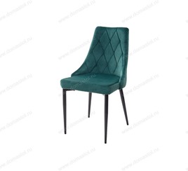 Стул NEPAL BLUVEL-78 GREEN/ черный каркас, велюр