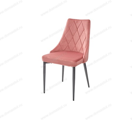 Стул NEPAL BLUVEL-52 PINK/ серый каркас, велюр Стул NEPAL BLUVEL-52 PINK/ серый каркас, велюр