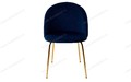 Стул PRESLEY BLUVEL-86 NAVY BLUE / золотой каркас Стул PRESLEY BLUVEL-86 NAVY BLUE / золотой каркас