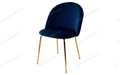 Стул PRESLEY BLUVEL-86 NAVY BLUE / золотой каркас Стул PRESLEY BLUVEL-86 NAVY BLUE / золотой каркас