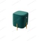 Пуф для гостиной ARES BLUVEL-78 GREEN / GOLD