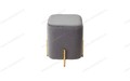 Пуф для гостиной ARES BLUVEL-14 GREY / GOLD Пуф для гостиной ARES BLUVEL-14 GREY / GOLD
