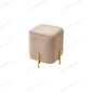 Пуф для гостиной ARES BLUVEL-40 BEIGE / GOLD