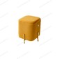 Пуф для гостиной ARES BLUVEL-68 YELLOW / GOLD
