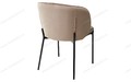Стул DIANA BLUVEL-40 BEIGE, велюр / черный каркас Стул DIANA BLUVEL-40 BEIGE, велюр / черный каркас