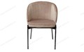 Стул DIANA BLUVEL-40 BEIGE, велюр / черный каркас Стул DIANA BLUVEL-40 BEIGE, велюр / черный каркас