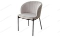 Стул DIANA BLUVEL-03 LIGHT GREY, велюр / черный каркас Стул DIANA BLUVEL-03 LIGHT GREY, велюр / черный каркас