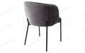 Стул DIANA BLUVEL-14 GREY, велюр / черный каркас Стул DIANA BLUVEL-14 GREY, велюр / черный каркас