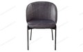 Стул DIANA BLUVEL-14 GREY, велюр / черный каркас Стул DIANA BLUVEL-14 GREY, велюр / черный каркас