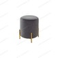Пуф для гостиной RICE BLUVEL-14 GREY / GOLD