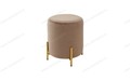 Пуф для гостиной RICE BLUVEL-40 BEIGE / GOLD Пуф для гостиной RICE BLUVEL-40 BEIGE / GOLD