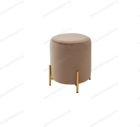 Пуф для гостиной RICE BLUVEL-40 BEIGE / GOLD Пуф для гостиной RICE BLUVEL-40 BEIGE / GOLD