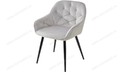 Стул BREEZE BLUVEL-03 LIGHT GREY, велюр / черный каркас Стул BREEZE BLUVEL-03 LIGHT GREY, велюр / черный каркас