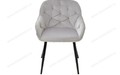 Стул BREEZE BLUVEL-03 LIGHT GREY, велюр / черный каркас Стул BREEZE BLUVEL-03 LIGHT GREY, велюр / черный каркас
