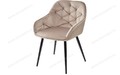 Стул BREEZE BLUVEL-40 BEIGE, велюр / черный каркас Стул BREEZE BLUVEL-40 BEIGE, велюр / черный каркас