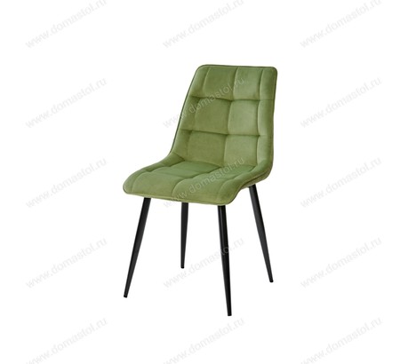 Стул CHIC G108-27 террариумный мох, велюр / черный каркас Стул CHIC G108-27 террариумный мох, велюр / черный каркас