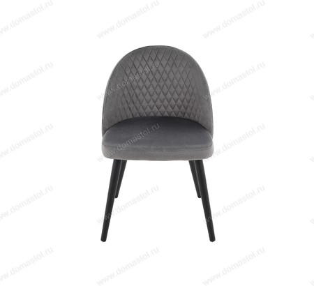 Стул кухонный Белиз Monolith Grey, черный муар