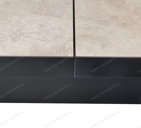 Стол кухонный Премьер ЛДСП 90 цемент, черный