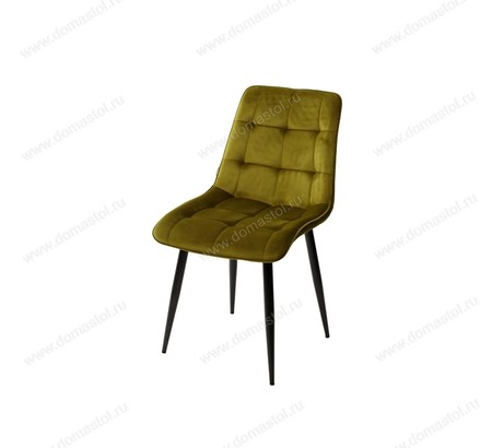 Стул CHIC BLUVEL-75 олива / черный каркас Стул CHIC BLUVEL-75 олива / черный каркас