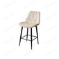Полубарный стул YAM G062-03 светлый беж, велюр (H=65cm)