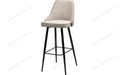 Барный стул NEPAL-BAR ЛАТТЕ #25, велюр/ черный каркас (H=78cm)