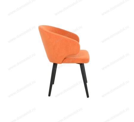Стул кухонный Джемесон Brendy Orange, черный муар