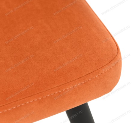 Стул кухонный Джемесон Brendy Orange, черный муар