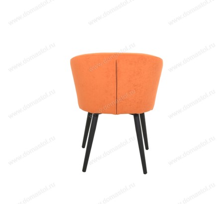 Стул кухонный Джемесон Brendy Orange, черный муар