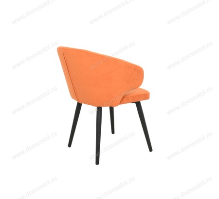 Стул кухонный Джемесон Brendy Orange, черный муар