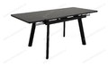 Стол Татами-3C 140 черный, керамика Black Marble Стол Татами-3C 140 черный, керамика Black Marble