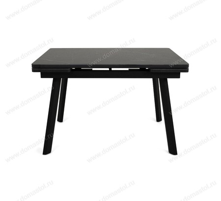 Стол Татами-3C 140 черный, керамика Black Marble