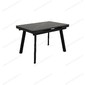 Стол Татами-2C 120 черный, керамика Black Marble