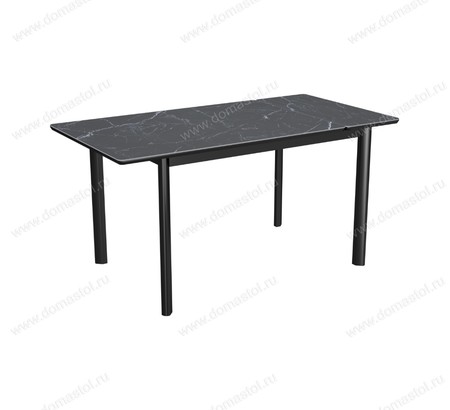 Стол Римини-1С 110 черный, керамика Black Marble