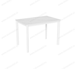 Стол Римини-1С 110 белый, керамика White Marble