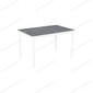 Стол Римини-1С 110 белый, керамика Black Marble