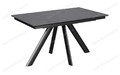Стол Киото-1C 140 черный, керамика Carbon Стол Киото-1C 140 черный, керамика Carbon