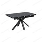 Стол Баден-1C 140 черный, керамика Black Marble