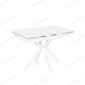 Стол Сумо-1С 110 белый, керамика White Marble