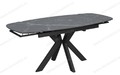 Стол Шиноби 130 черный, керамика Black Marble Стол Шиноби 130 черный, керамика Black Marble