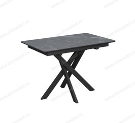 Стол Касабланка 110 черный, керамика Black Marble
