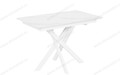 Стол Касабланка 110 белый, керамика White Marble
