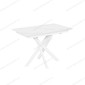 Стол Касабланка 110 белый, керамика White Marble