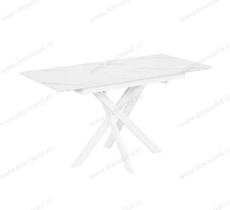 Стол Касабланка 110 белый, керамика White Marble