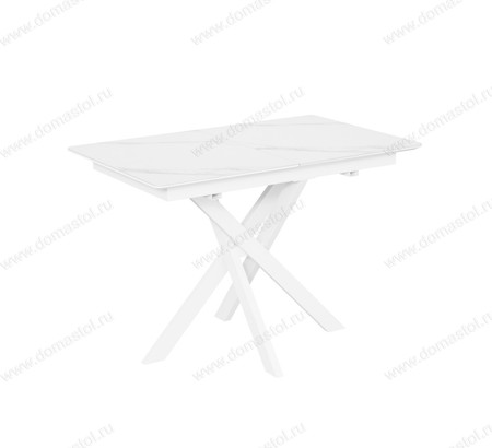 Стол Касабланка 110 белый, керамика White Marble