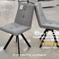 Стул Bronx 360 град. поворот. B22 Серый