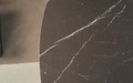 Стол Шиноби 130 белый, керамика Black Marble