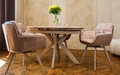 Стол Шиноби 120 мокко, керамика Travertine Avorio Стол Шиноби 120 мокко, керамика Travertine Avorio