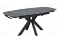 Стол Шиноби 120 черный, керамика Black Marble Стол Шиноби 120 черный, керамика Black Marble