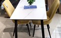 Стол Портофино 110 керамика White Marble, черный Стол Портофино 110 керамика White Marble, черный